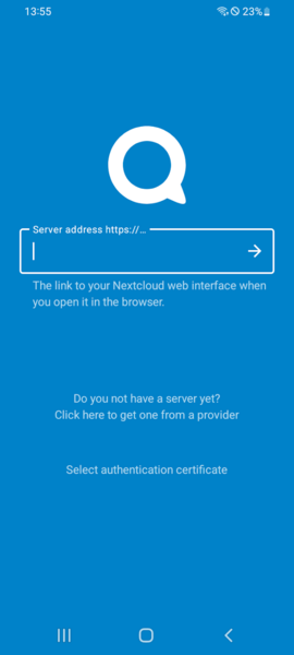 Datei:Nextcloud Talk Servereingabe.png
